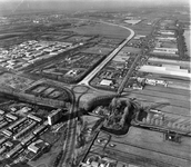 847476 Luchtfoto van het tracé voor S24, de Noordelijke Randweg Utrecht (NRU), vanaf het Gandhiplein te Utrecht ...